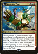 Storm the Vault // Vault of Catlacan (PRE-173S) - Rivals of Ixalan Promos: (compasslanddfc) Foil
