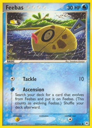 Feebas 061/101 - Hidden Legends Reverse Holofoil