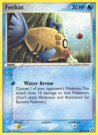 Feebas 050/106 - Emerald - Reverse Holofoil