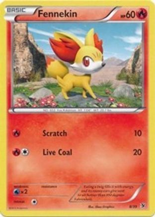Fennekin 008/39 - Kalos Starter Set Holofoil