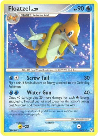 Floatzel 026/130 - Diamond and Pearl