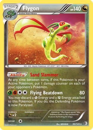 Flygon 099/149 - Boundaries Crossed Reverse Holofoil