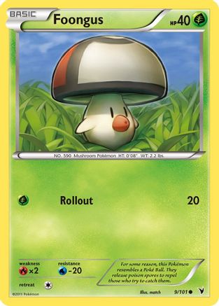 Foongus 009/101 - Noble Victories Reverse Holofoil