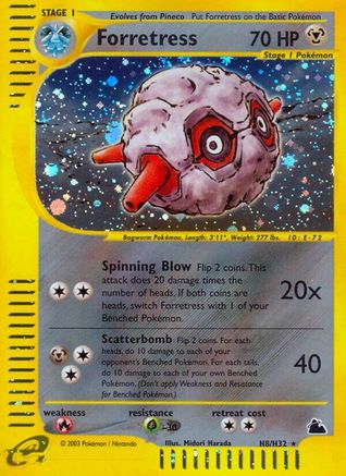 Forretress 0H8/144 - Skyridge Holofoil