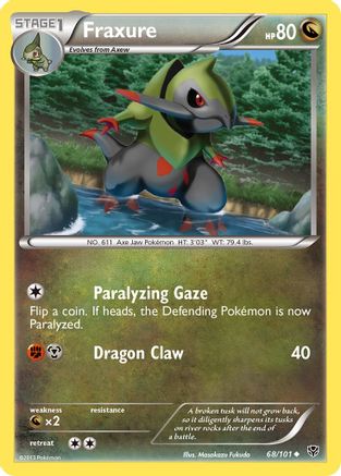 Fraxure 068/101 - Plasma Blast Reverse Holofoil