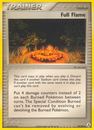 Full Flame 074/92 - Legend Maker Reverse Holofoil