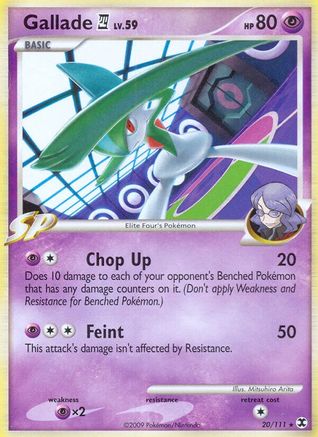 Gallade E4 020/111 - Rising Rivals Reverse Holofoil
