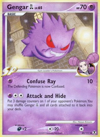 Gengar GL 040/111 - Rising Rivals Reverse Holofoil