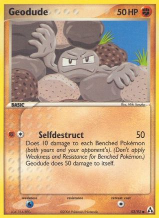 Geodude 053/92 - Legend Maker Reverse Holofoil