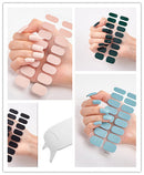 Waterproof Long Lasting Nail Stickers Letter Color