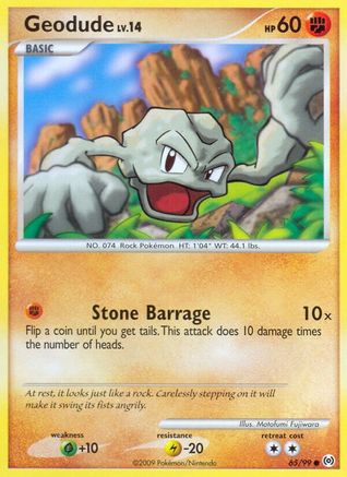 Geodude 065/99 - Arceus Reverse Holofoil