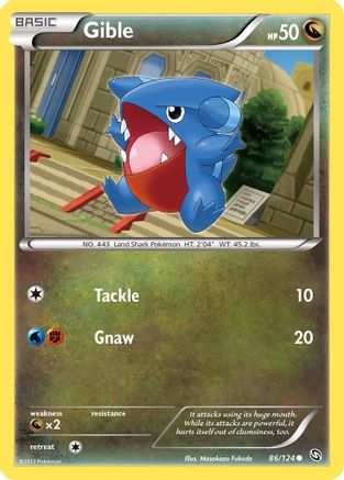 Gible 086/124 - Dragons Exalted