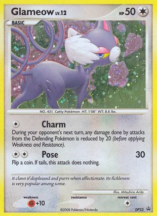 Glameow DP23/56 - Diamond and Pearl Promos Holofoil