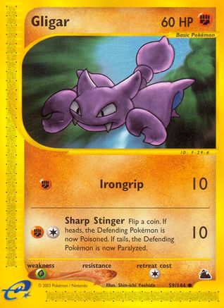 Gligar 059/144 - Skyridge Reverse Holofoil