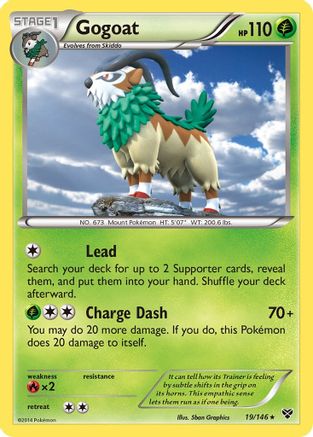 Gogoat 019/146 - XY Base Set Holofoil