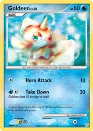 Goldeen 084/130 - Diamond and Pearl Reverse Holofoil