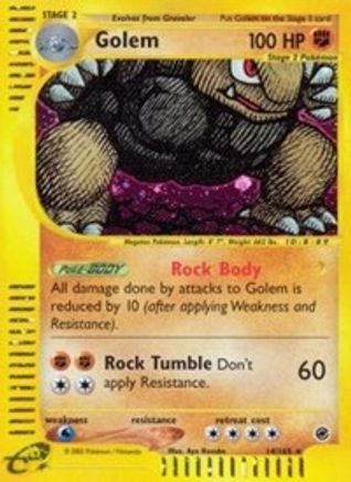 Golem 014/165 - Expedition Reverse Holofoil
