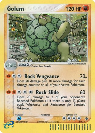 Golem 005/97 - Dragon Holofoil