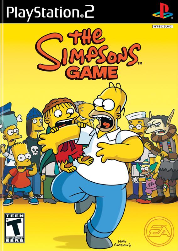 The Simpsons Game [No Poster Variant] (Playstation 2)