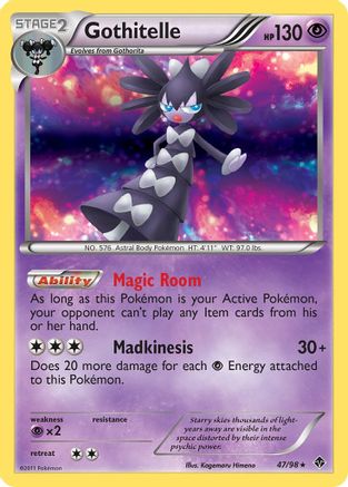 Gothitelle 047/98 - Emerging Powers Reverse Holofoil