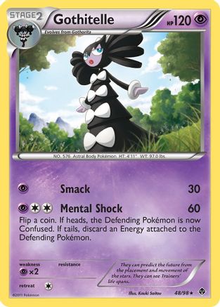 Gothitelle 048/98 - Emerging Powers Reverse Holofoil
