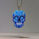 Sugar Skull Skeleton Charm - Tumbler Handle Charm