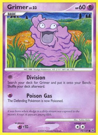 Grimer 075/127 - Platinum Reverse Holofoil