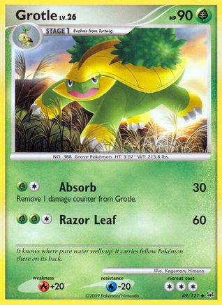 Grotle 049/127 - Platinum Reverse Holofoil
