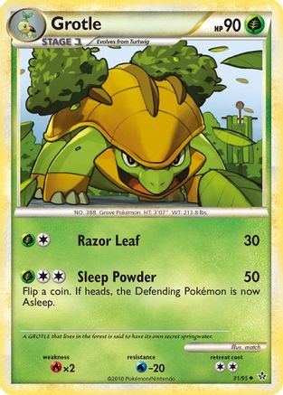 Grotle 031/95 - Unleashed Reverse Holofoil