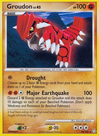 Groudon 029/146 - Legends Awakened Reverse Holofoil