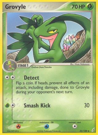 Grovyle 032/100 - Crystal Guardians