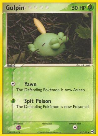Gulpin 062/101 - Hidden Legends Reverse Holofoil