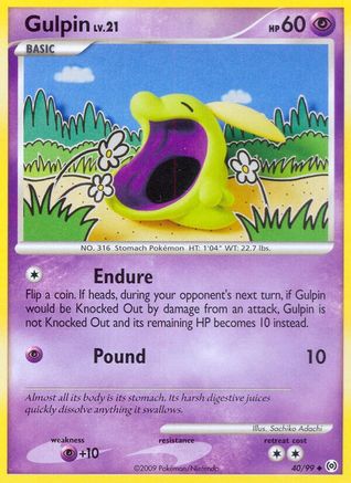 Gulpin 040/99 - Arceus Reverse Holofoil
