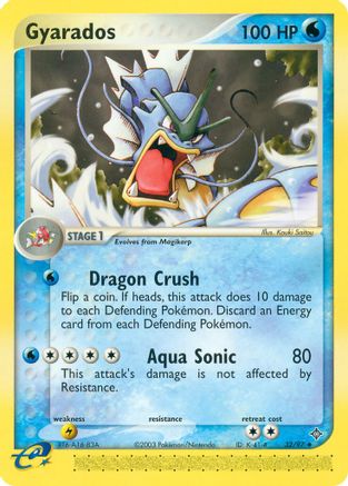 Gyarados 032/97 - Dragon Reverse Holofoil