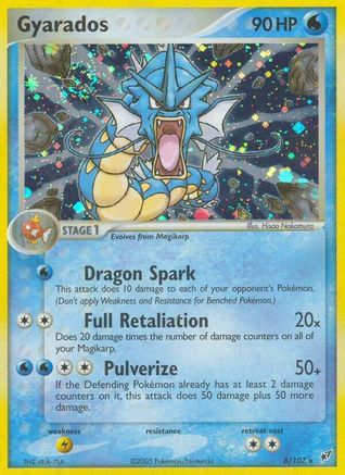 Gyarados 008/107 - Deoxys Reverse Holofoil
