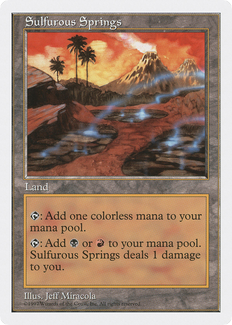 Sulfurous Springs (5ED-424) - Fifth Edition