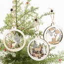 Creative Christmas Wooden Pendant
