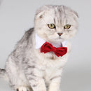 Fashion Pet Supplies Red Bow Cotton Tie