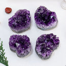 Purple Water Crystal Heart Ornament