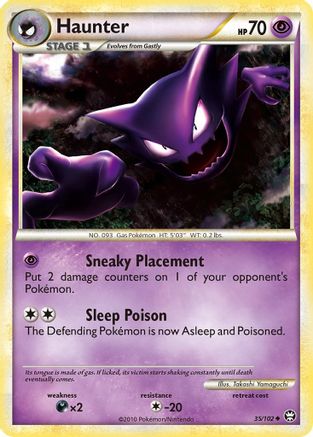 Haunter 035/102 - Triumphant Reverse Holofoil