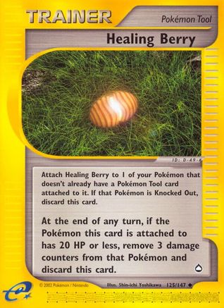 Healing Berry 125/147 - Aquapolis Reverse Holofoil