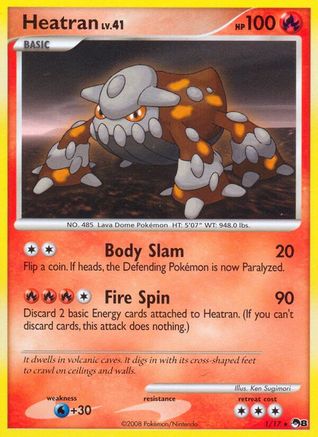 Heatran 001/17 - POP Series 8