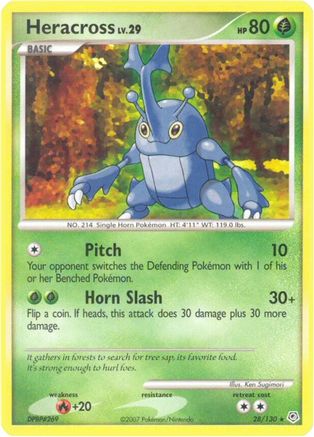 Heracross 028/130 - Diamond and Pearl