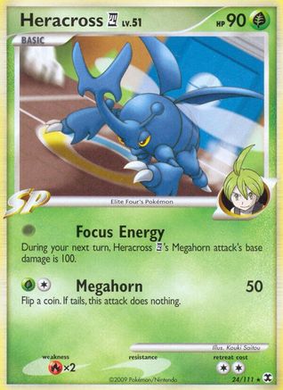 Heracross E4 024/111 - Rising Rivals Reverse Holofoil