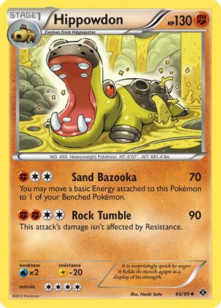 Hippowdon 066/99 - Next Destinies Reverse Holofoil