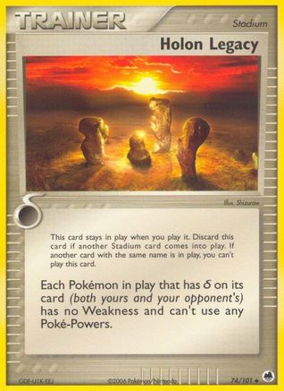 Holon Legacy 074/101 - Dragon Frontiers Reverse Holofoil