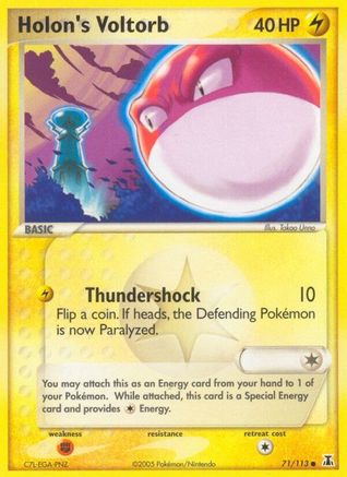Holon's Voltorb 071/113 - Delta Species Reverse Holofoil