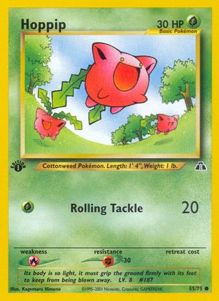 Hoppip 055/75 - Neo Discovery 1st Edition