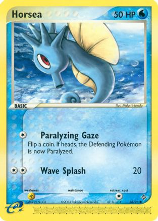 Horsea 058/97 - Dragon Reverse Holofoil