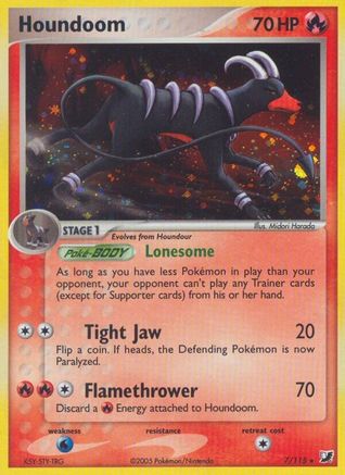 Houndoom 007/115 - Unseen Forces Reverse Holofoil